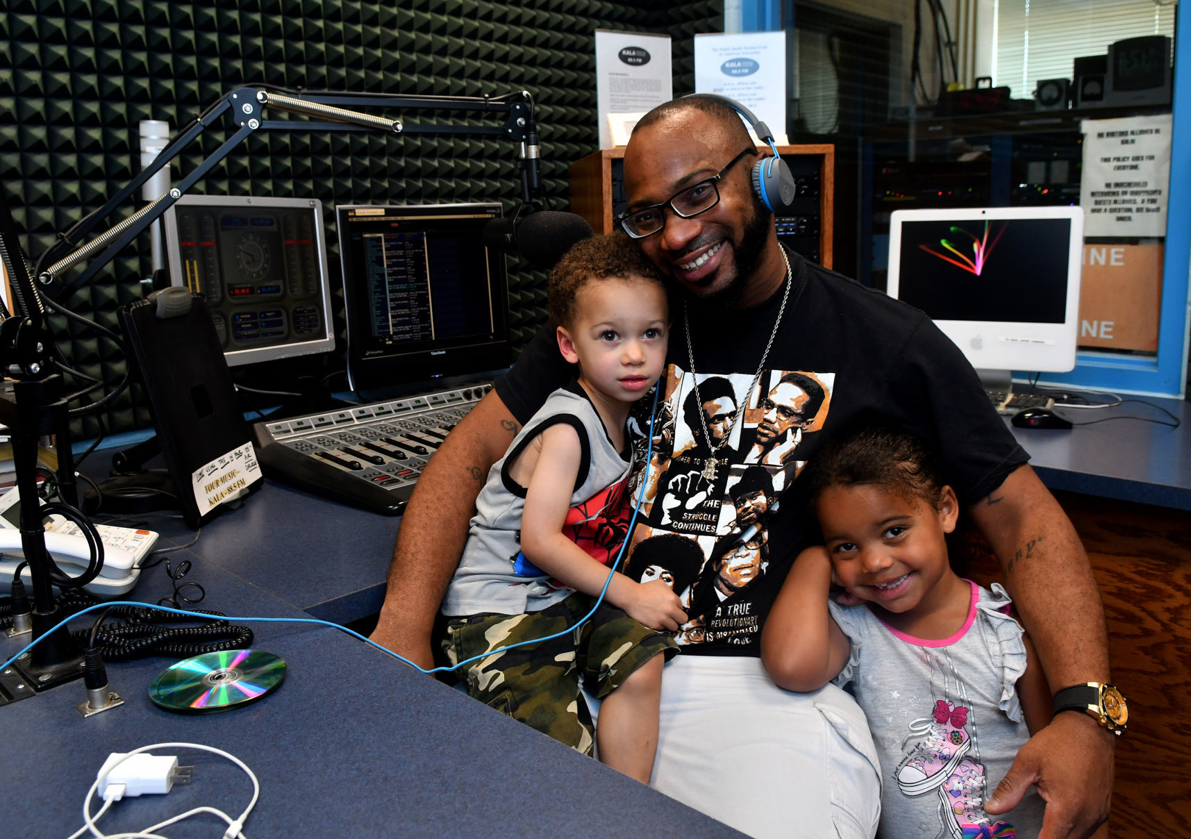 KALA radio DJ Aaron Shivers of East Moline.